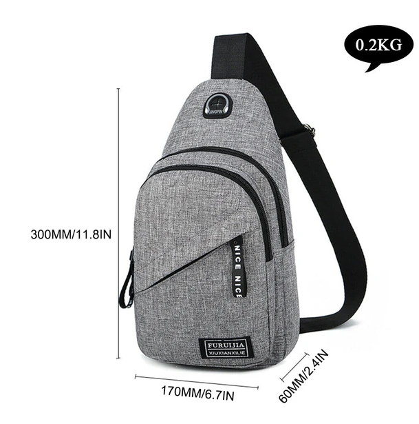 Hands-Free Crossbody Belt Bag