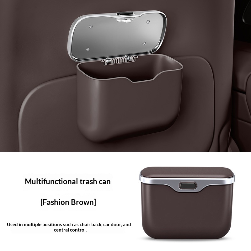 Car Trash Can with Lid