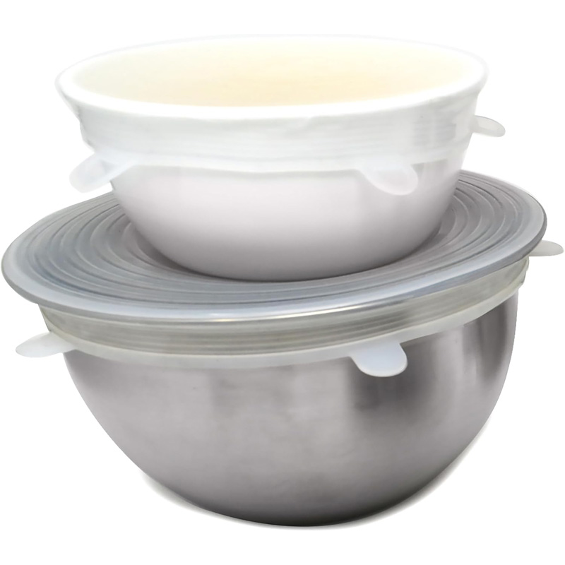 Microwave Cover + 6 Silicone Lid Set
