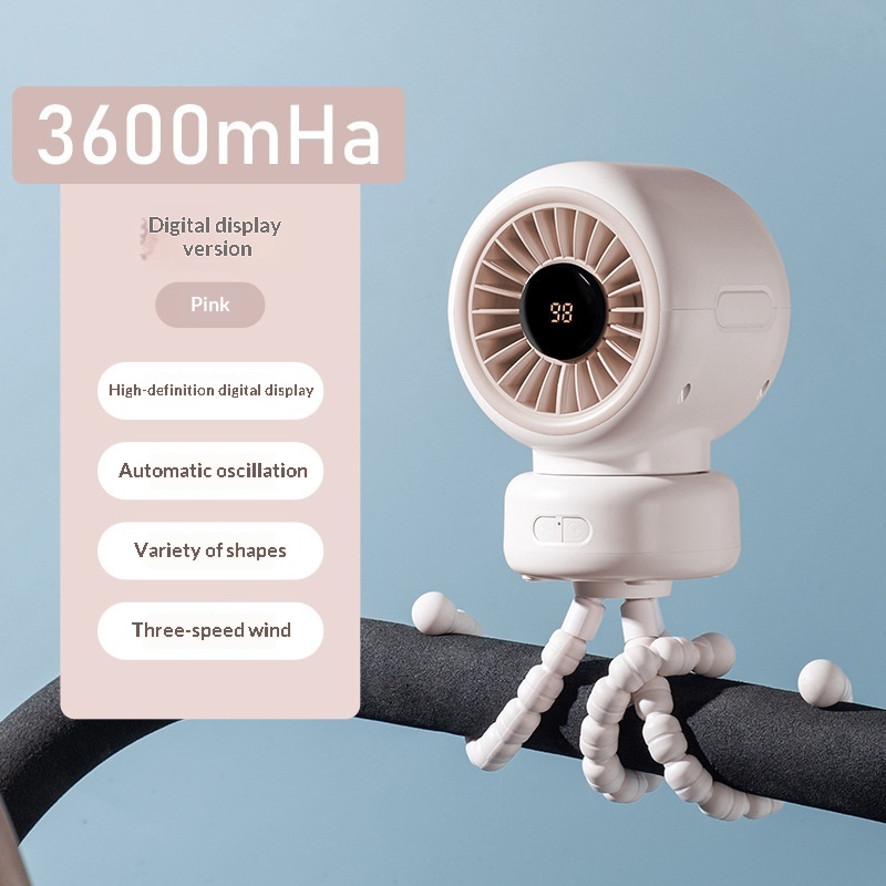 Flexible Clip-On Stroller Fan